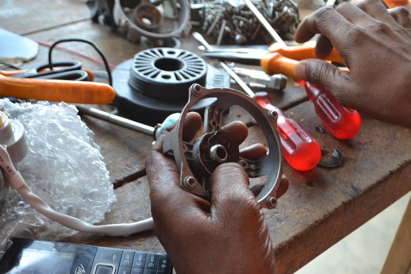 Electrical repair work