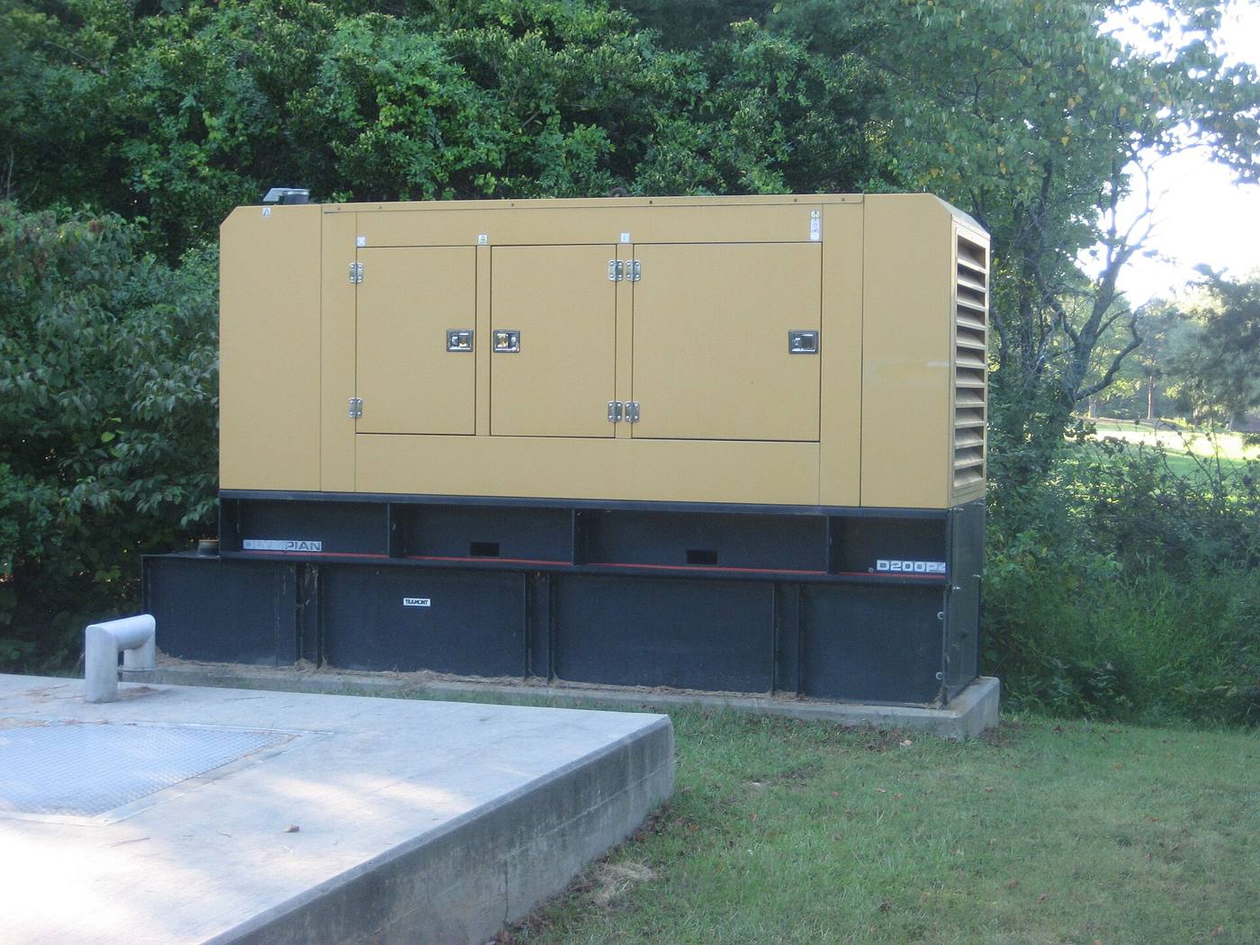 Standby generator set
